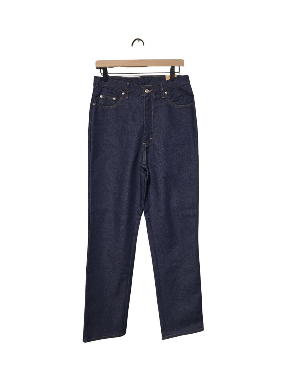 SHEPLERS Vintage Western Jeans Womens Size 12 Dark Wash Straight Leg Cowgirl - Picture 3 of 8